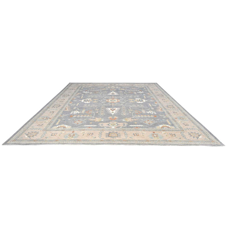 Transitional One-of-a-Kind Rectangle 11'9" X 14'10" Wool Area Rug