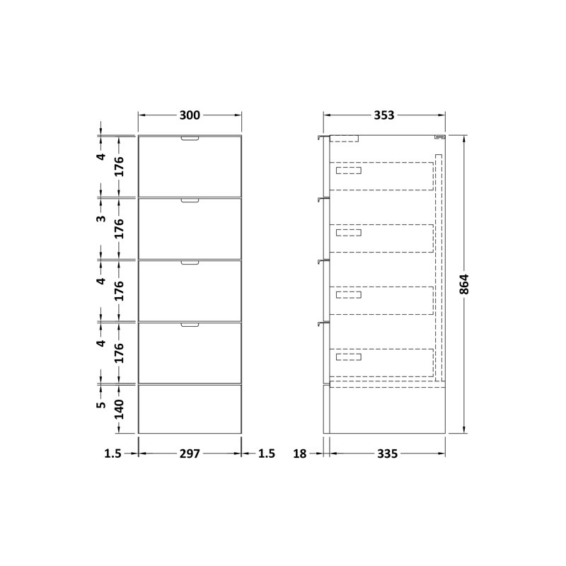 Bathroom Storage Cabinet