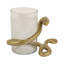 Porte-bougie moderne en métal Snakearound