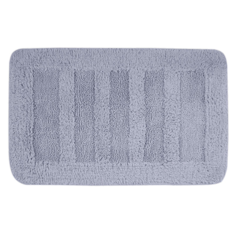 Glean Non-Slip Bath Rug, Grey