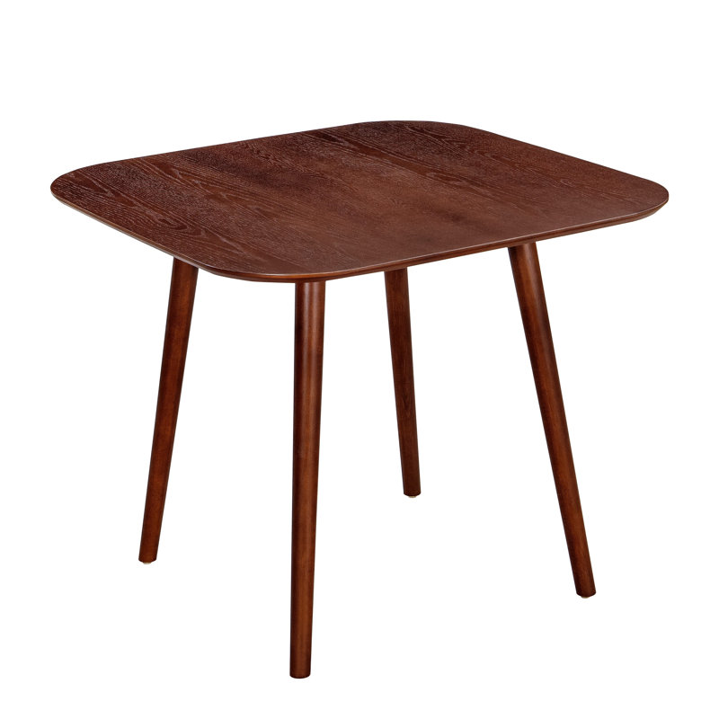 Table à manger carrée, Noyer foncé