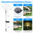 Silver/Black Low Voltage Solar Powered Integrated LED Pathway Light Outdoor Waterproof Solar Firework Lights for Christmas Decor-86934730