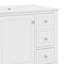 Ensemble de meuble-lavabo simple 30 po avec une porte et trois tiroirs, une armoire de rangement en bois massif de 30 po avec lavabo-12630542