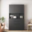 Armoire de rangement 74 po autoportante avec 6 portes, 3 tablettes et 2 tiroirs-238285488
