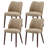 Modern Upholstered Dining Side Chair with Wooden Legs -1048585502-1048585503