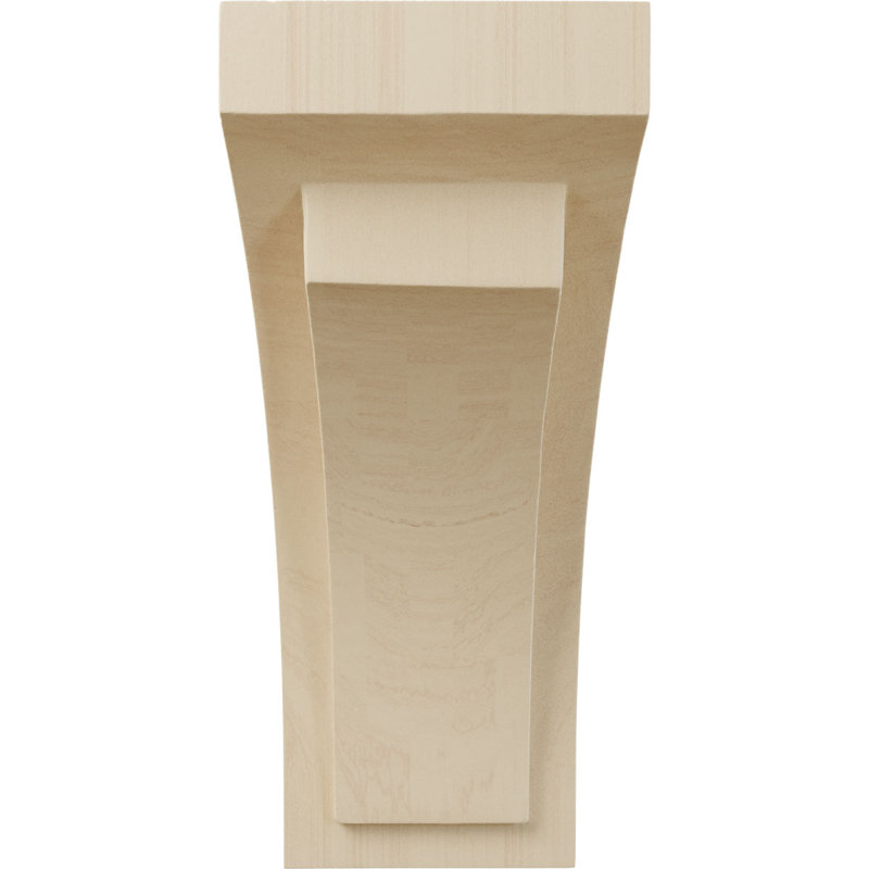 Mini Felix Wood Corbel, (6Pack), Cherry, 5" W x 12" H x 6.75" D