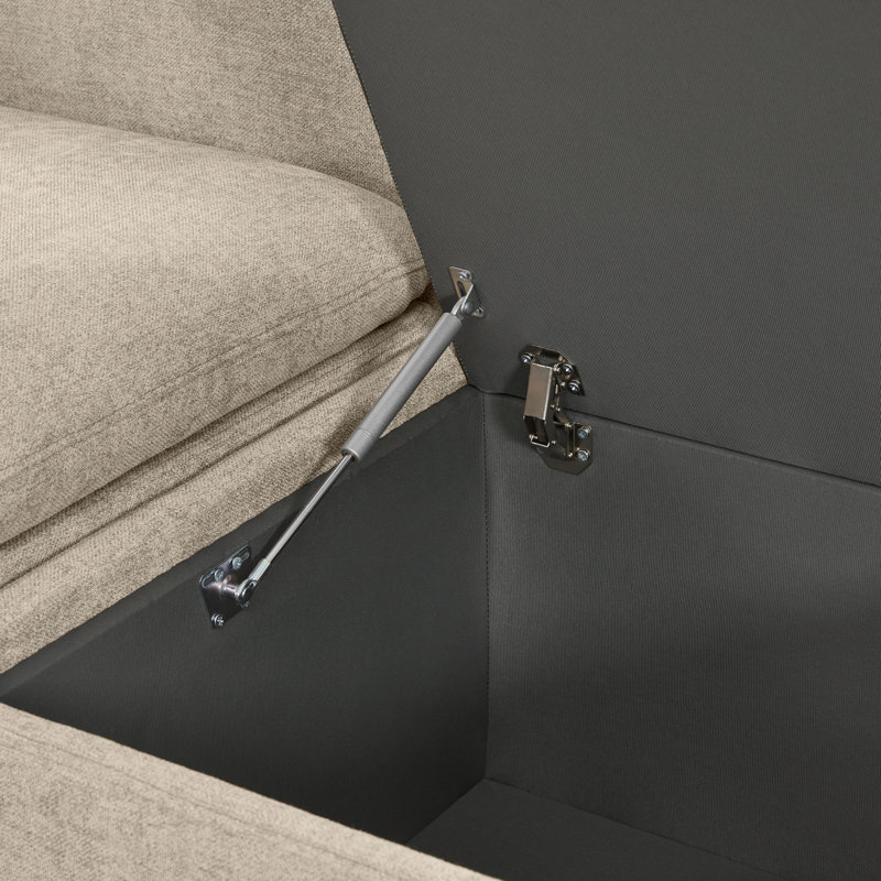 Chaise d'appoint rembourrée, Kaki