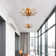 Nevis 4 - Light 60cm Unique Semi Flush Mount