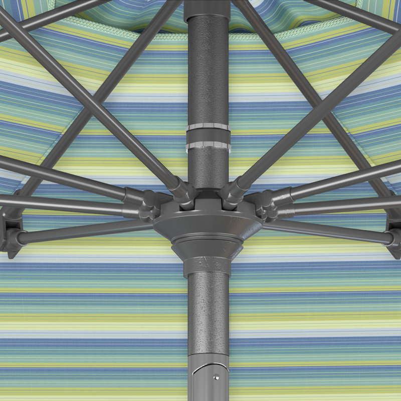 Parasol de marché 90 po Sunbrella, Sunbrella® bord de mer Séville rayé