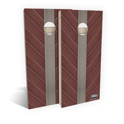Ensemble de planches cornhole Trex Madeira Comprend (2) planches (8) sacs et accessoires optionnels