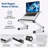 WorkEZ Executive Adjustable Laptop Stand & Lap Desk - Wide Vented Aluminum, 2-24 in Height -22946479
