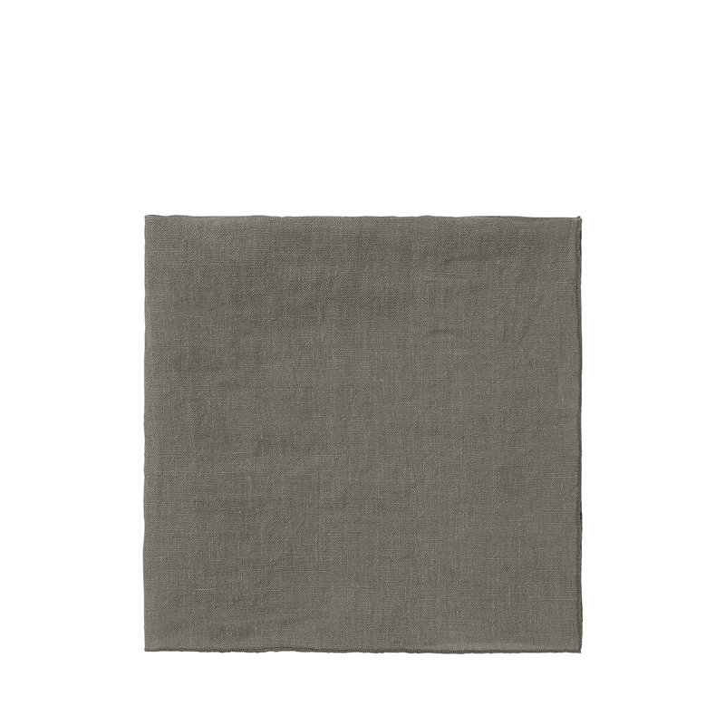 Mio LINEO 4 Piece Linen Napkin Set, Agave Green