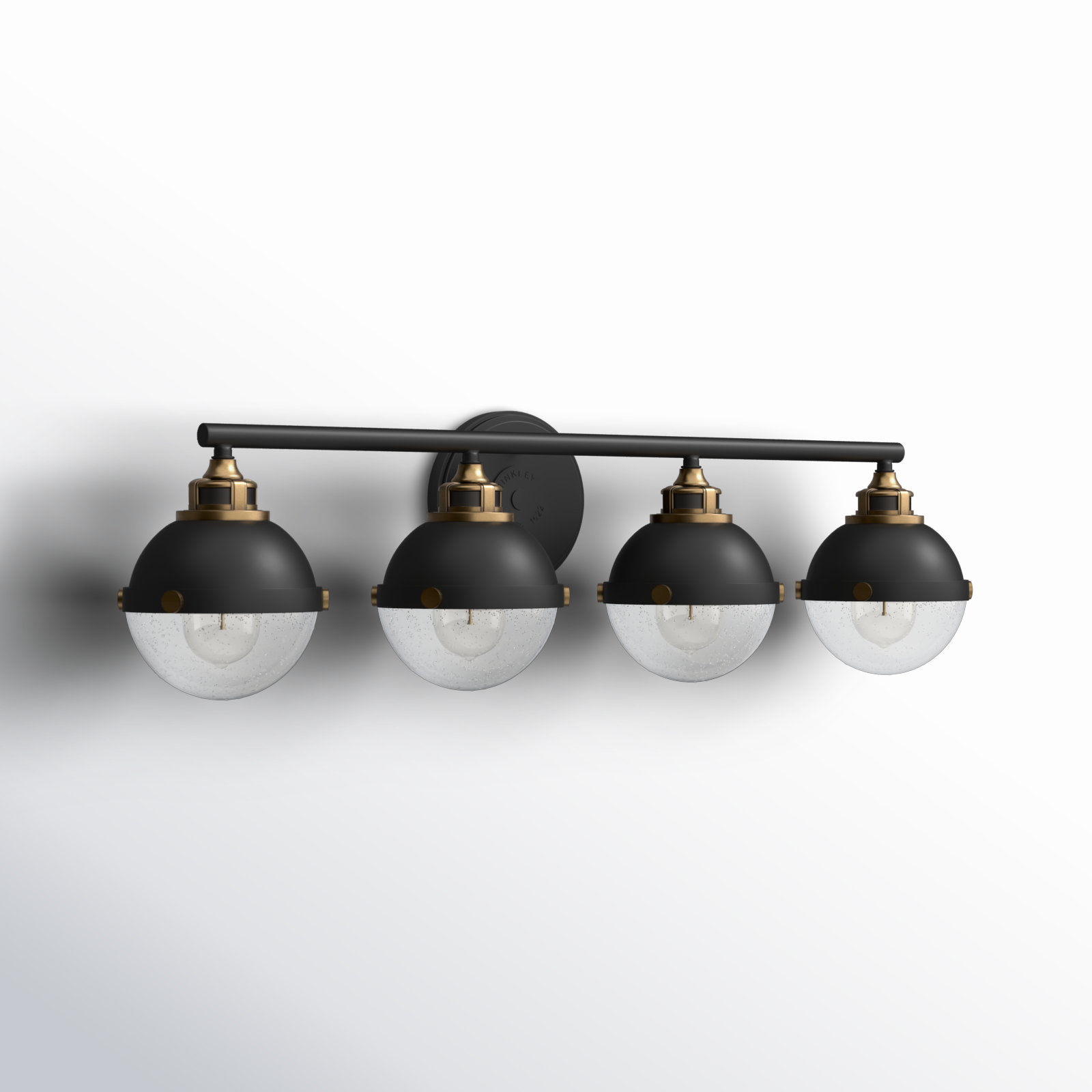 Kyoto 4 Light Seeded Dimmable Vanity Light