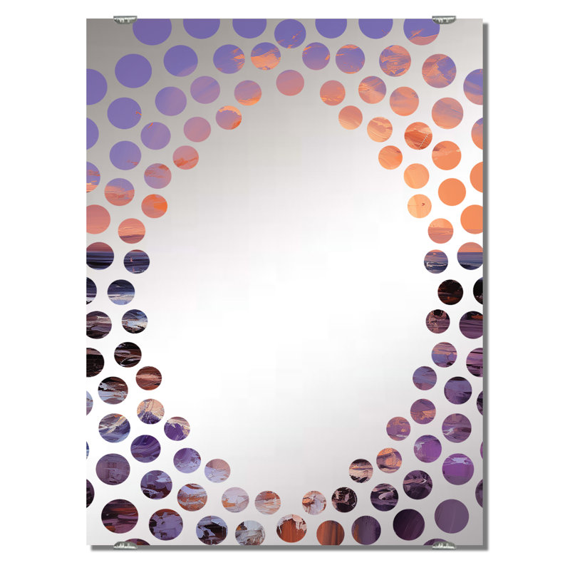 Chimeka - Grand miroir mural Coastal Sunset MIR133009, 32 po x 24 po