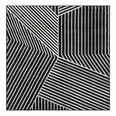 Latitude Run® Orkla Nikolis Rug Black