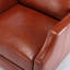 Confortable et élégant, le fauteuil inclinable Biscoe Mid-Century avec gel en cuir souple est confortable et élégant