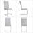 Modern Faux Leather Cantilever Dining Chairs with Chrome Base (Set of 2)-2116302571