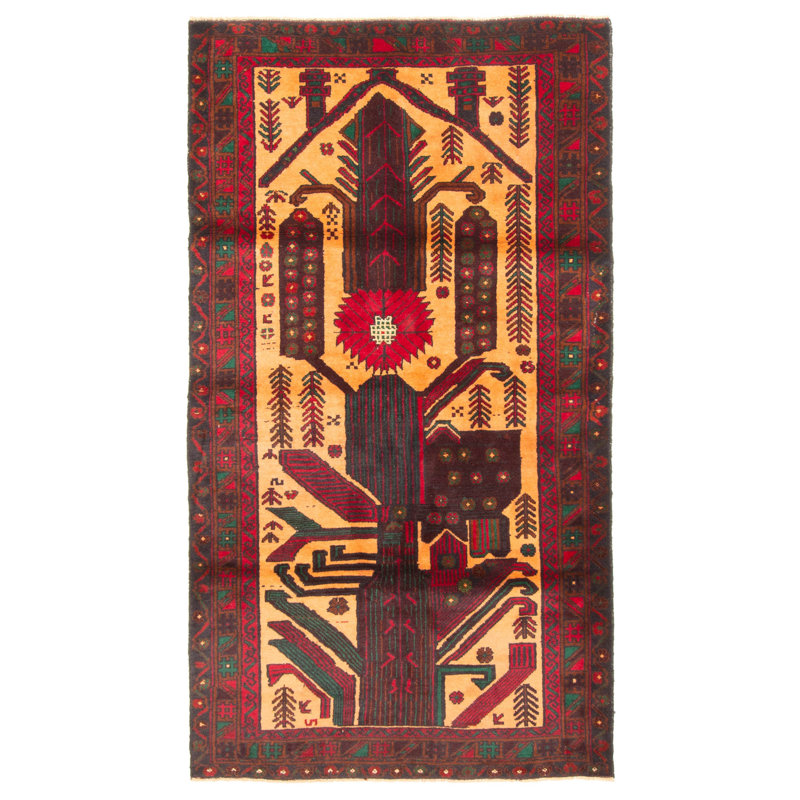 Renteria Brown Rug 3'6" x 6'5"