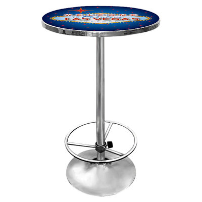 Las Vegas Round Metal Base Dining Table