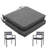 2 pcs outdoor chair cushions, Seat/Back, seat cushions, 18.5" W x 16" D-724055071-724055068