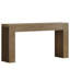 59" Farmhouse Console Table with Vertical Slat Legs