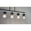 Lustre 5 lumières en verre d'eau, 3,9 po de largeur, base E26-1936026808