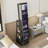 Full Length Mirror With Lockable Storage Cabinet, Interior Lighted Design And Storage Drawers