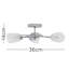 Saniya Glass Semi Flush Mount-73820048-28965237