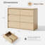 47.4 " W 6 - Drawer Dresser