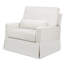Crawford Pillowback Chair and a Half Upholstered Swivel Glider