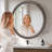 Ayde Round Solid Wood Bead Accent Mirror Home Decoration-1052922334-1038225388