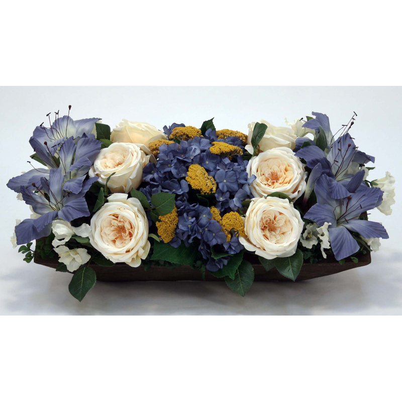 Arrangement d'hortensias en pot