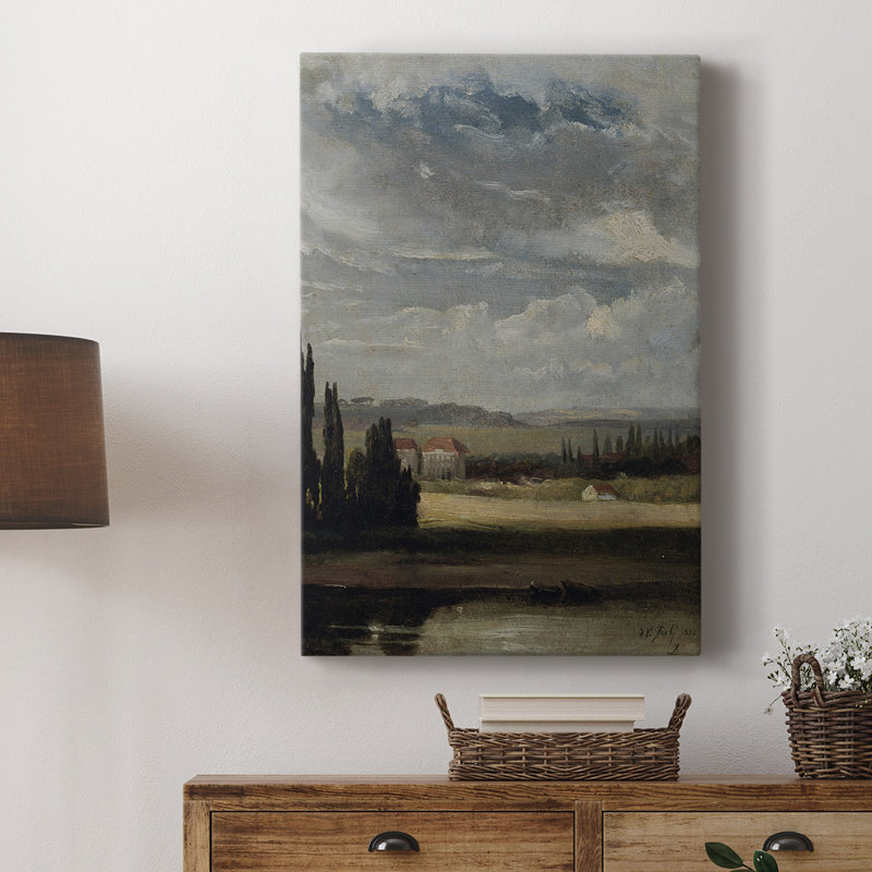 Paysage rétro Cxxxvi - galerie Cavas, H 12 po x l 8 po