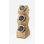 Bamboo 3-Cylinder Vertical Flatware / Condiment Display