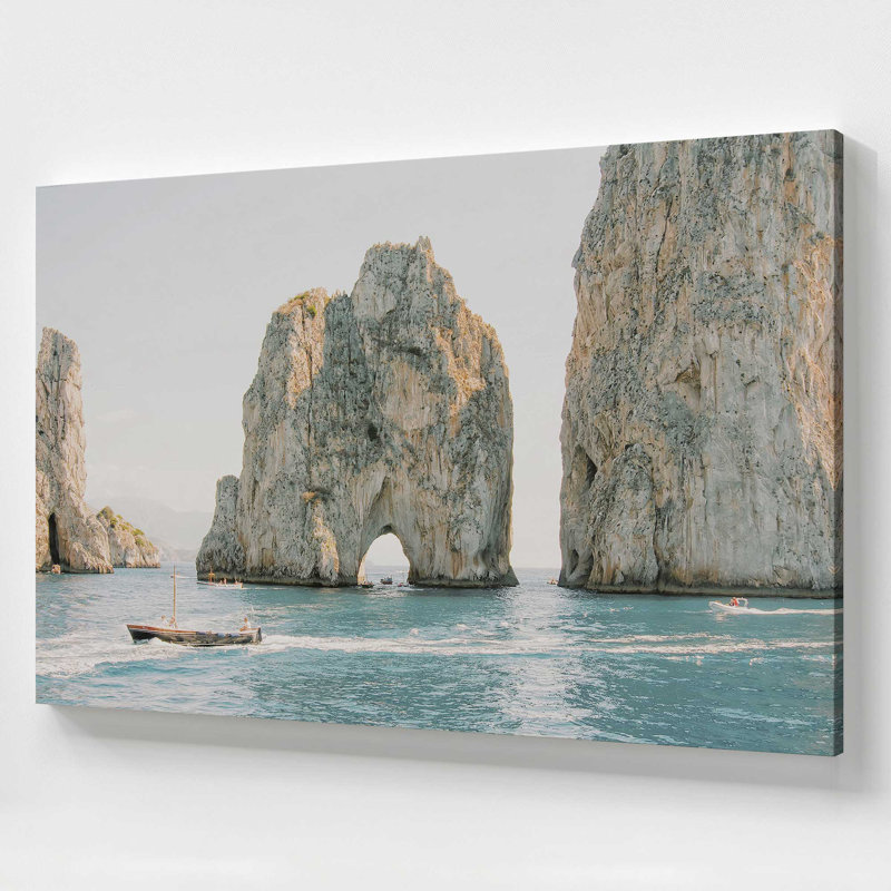 Ocean Arches Stretched Canvas Print, Wrapped Canvas, 48" H x 72" W x 1.25" D, 4