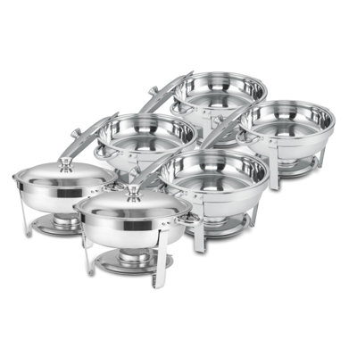 Ensemble de 6 plats ronds pour la maison et l'extérieur