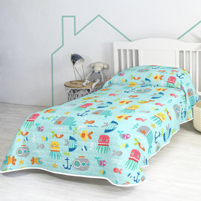Stangland Cotton No Pattern Bedspread