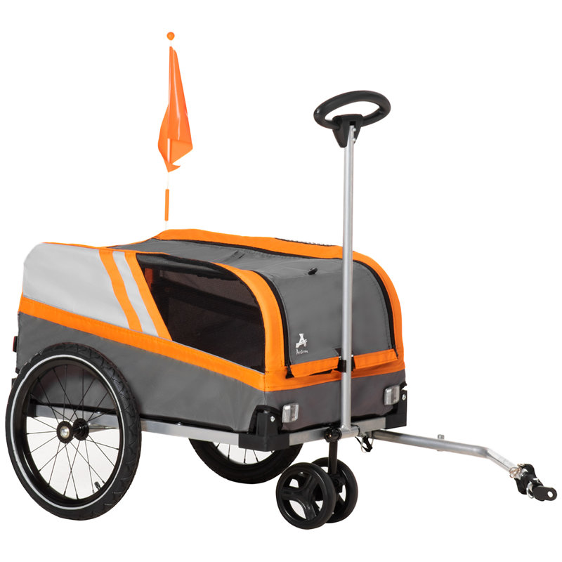 Remorque 2 en 1, Orangé