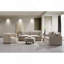 Fauteuil d'appoint pivotant beige