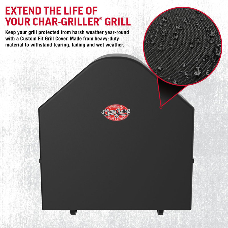 Char-Griller 45.5 in. W x 23 in. D Grill Cover