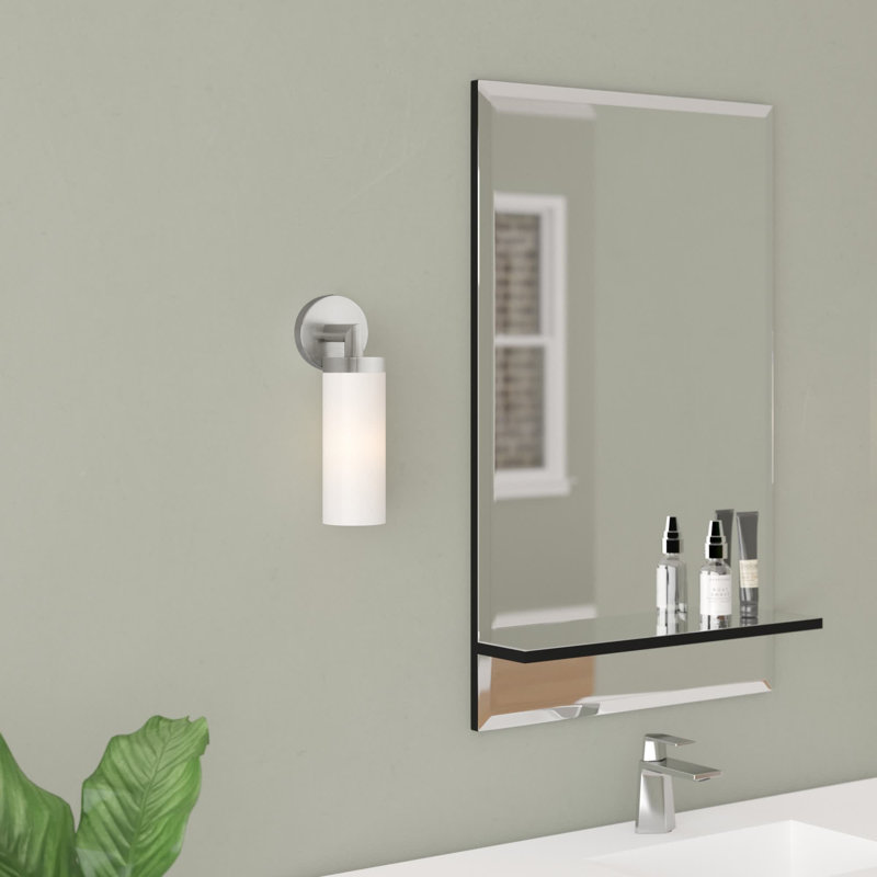 Ainikki Dimmable Bath Sconce, Brushed Nickel