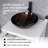 48" Single Bathroom Vanity Set with Glass Vessel Sink, Manufactured Wood Top, Water Saving Faucet-64565890