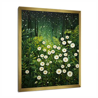 Ferns Plant Verdant Abundance II " Ferns Plant Verdant Abundance II " Mixed Media Print
