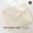 Moomee Striped Flat Sheet 100% Washed Cotton Linen Like Textured Breathable Lightweight-125894530-125894533
