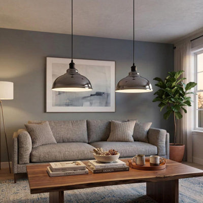 Ensemble de 2 luminaires suspendus Modern Modern