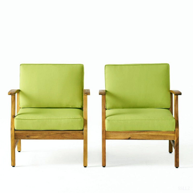 Fauteuil club Perla, vert