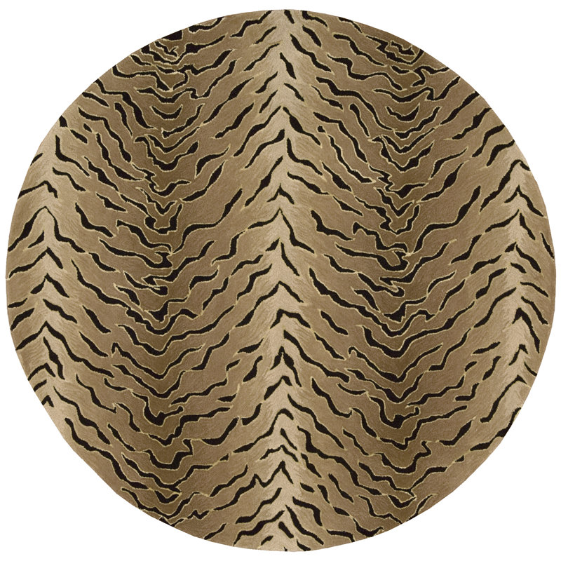 Iredale Abstract Indoor Rug, Round 5'9"