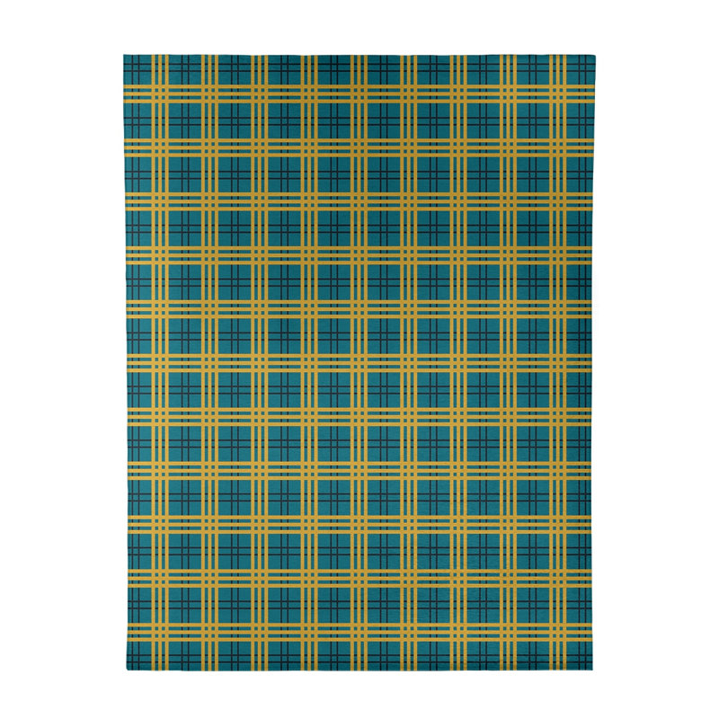 Plaid Indoor Rug, Rectangle 8' x 10'