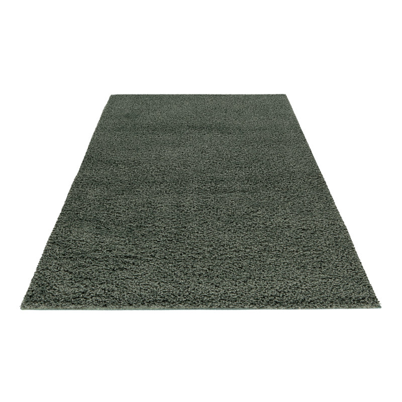 Twist Solid Colour Area Rug, Rectangular 160 x 230cm, Jade