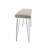 Vogelsang Wood Brown Console Table with Black Metal Hairpin Legs